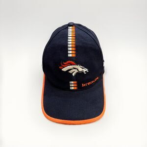 Vintage 90s Logo Athletic Mens Pro Line NFL Denver Broncos Strapback Hat Cap